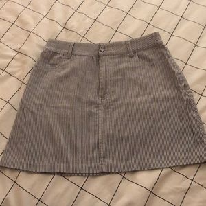 Striped forever 21 skirt